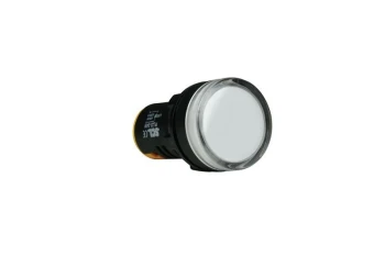 Switchtech PL22-230W 22mm LED Indicator Panel Lamp 230VAC White