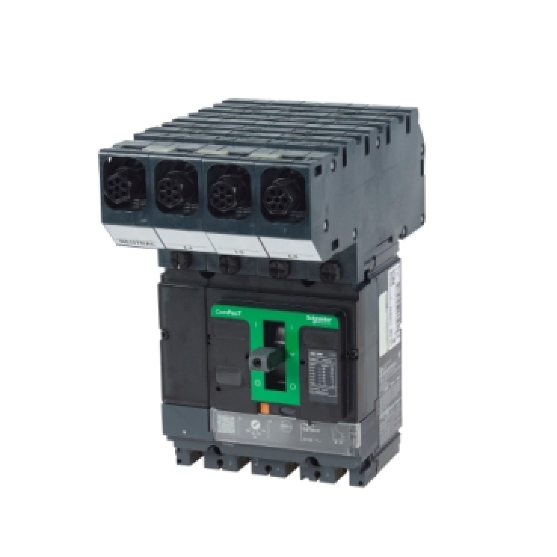 Schneider PP41004X PowerPacT 4 Molded Case Circuit Breaker 4P 36kA TMD 100A