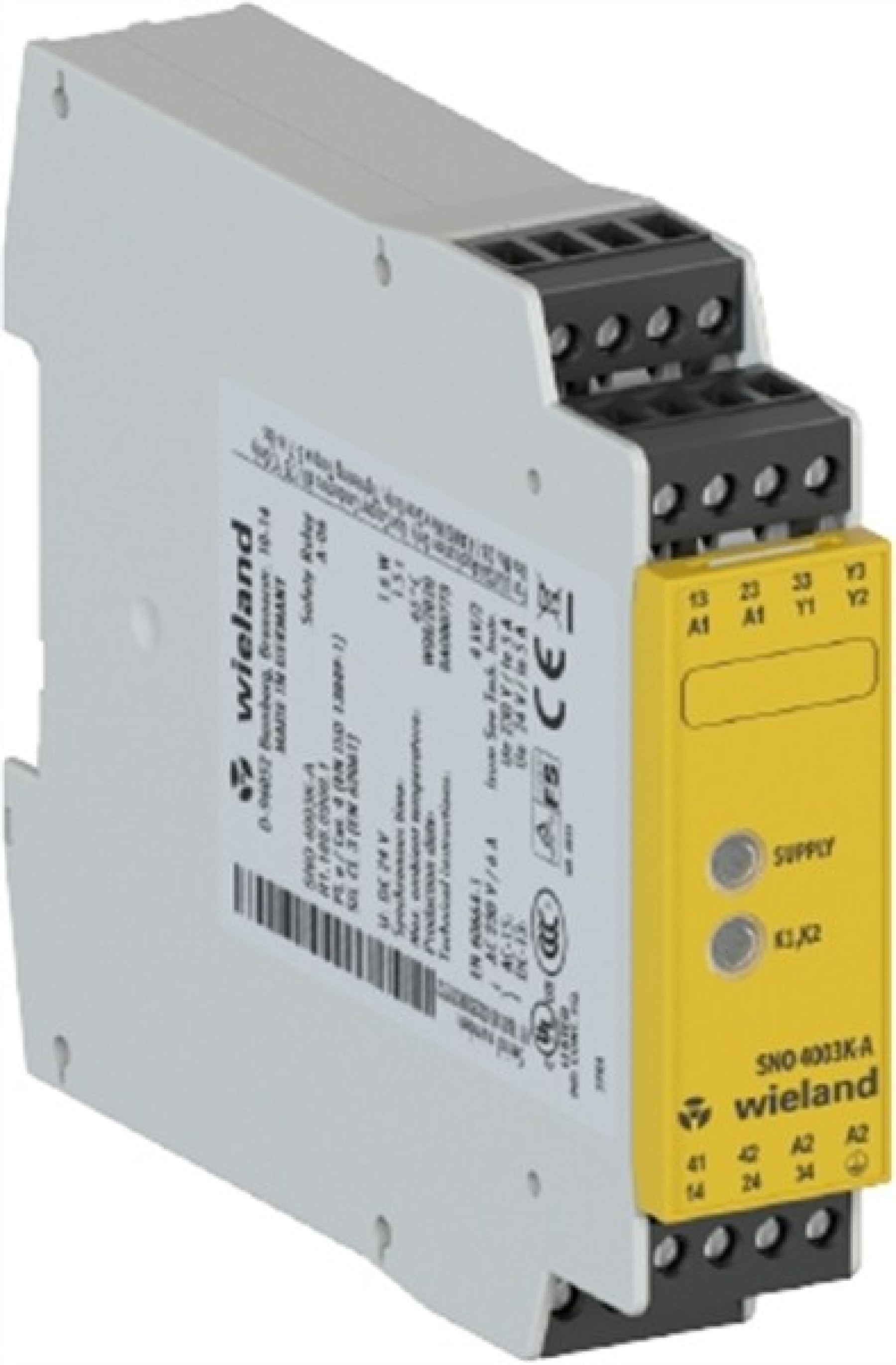 Wieland R1.188.0900.1 safe Relay SNO4003K-A 115-120V A