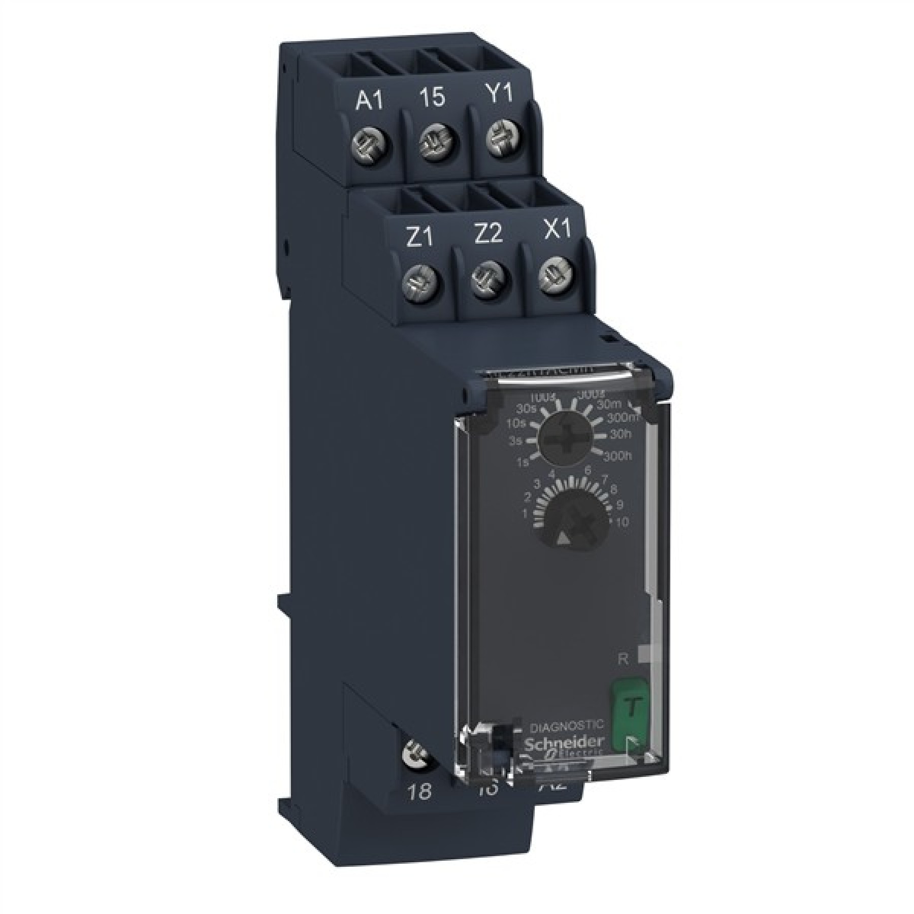 Schneider On-Off Delay Timer 0.05s-300h 24...240VAC/DC