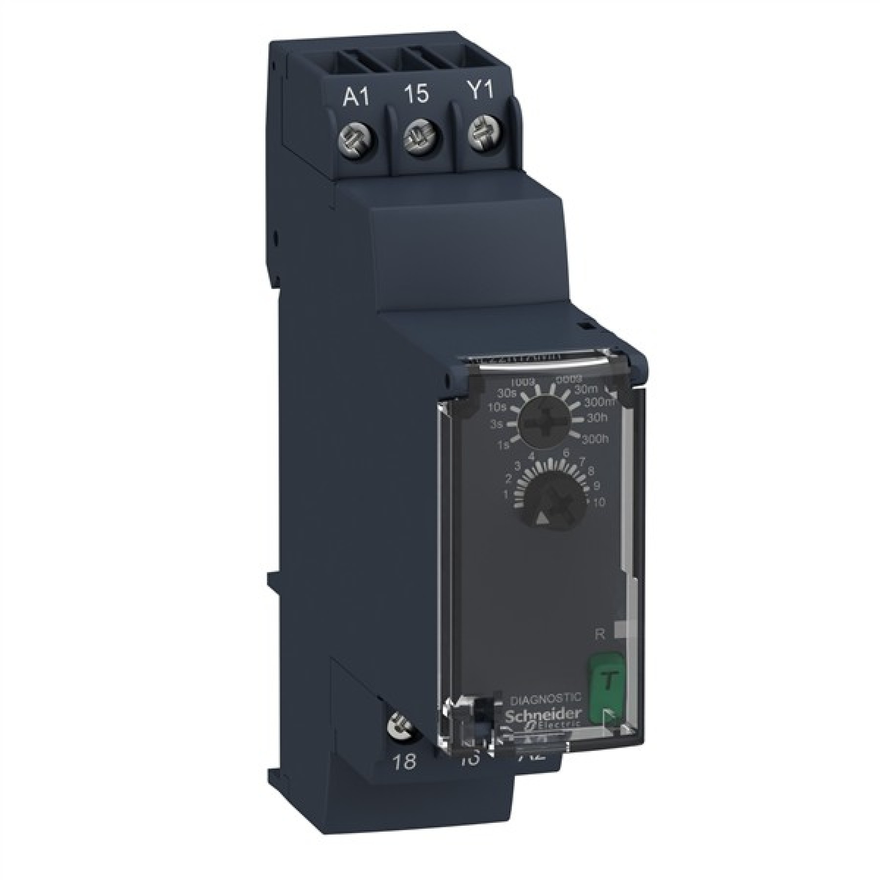Schneider On Delay Timer 0.05s-300h 24...240VAC/DC