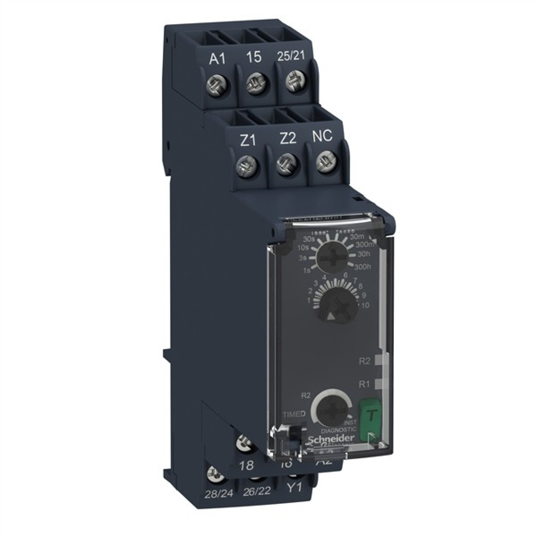 Schneider On Delay Timer 0.05s-300h 24...240VAC/DC