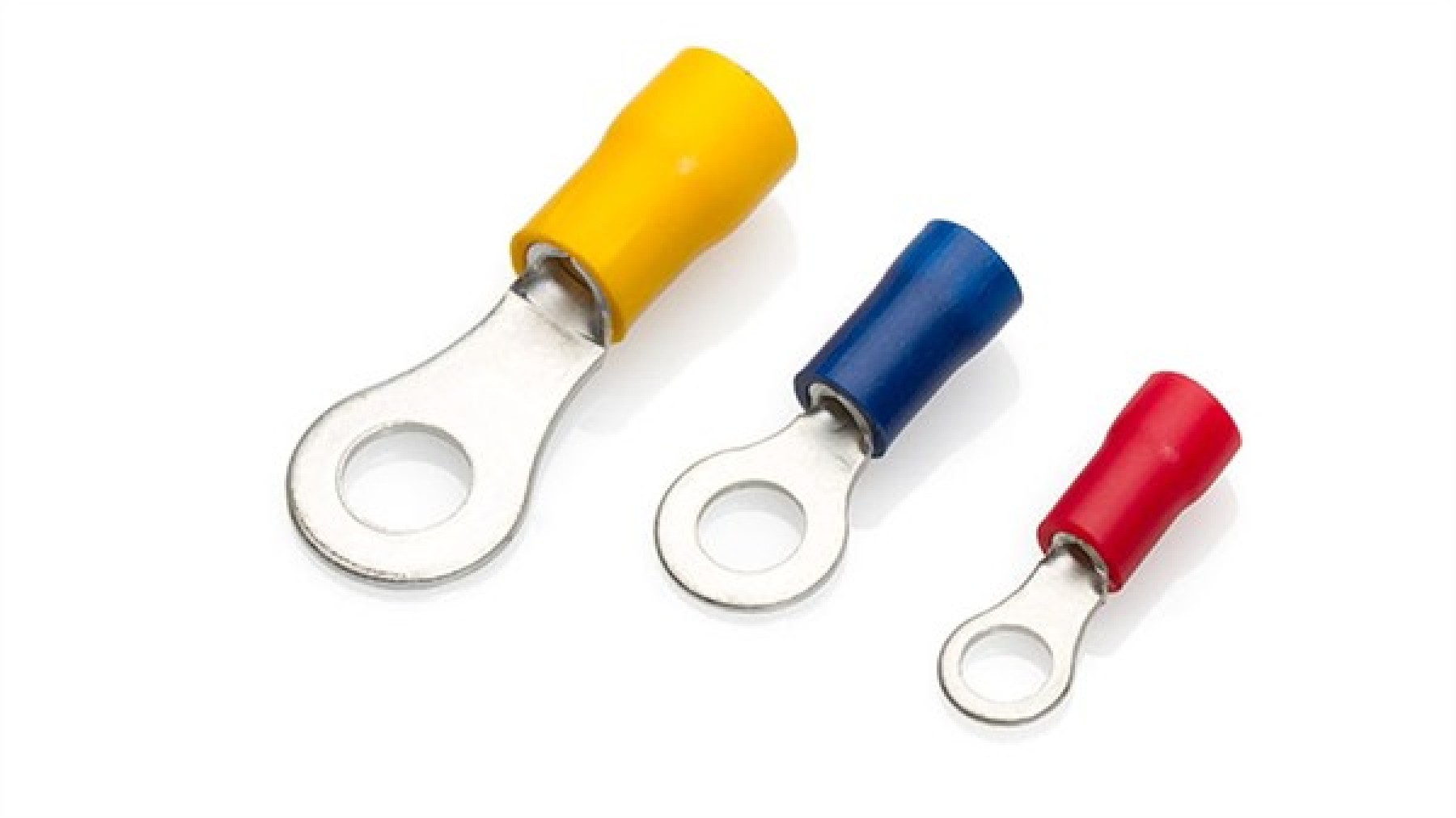 Partex BR105 - Blue Ring Crimp Terminal to fit 10mm Stud Pack of 100
