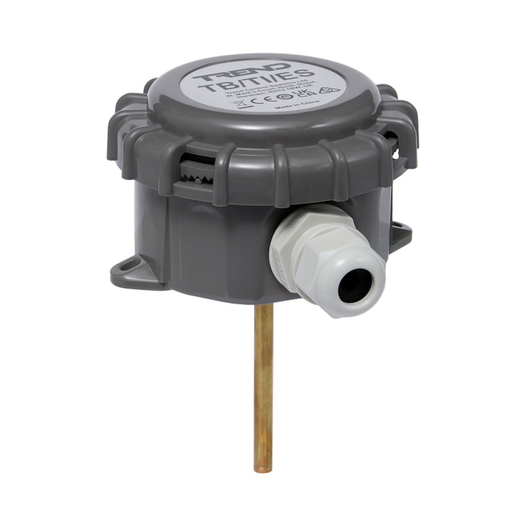 Trend SENTE-400400000 External Air Temperature Sensor With Weatherproof Housing. Datasheet: Ta200724