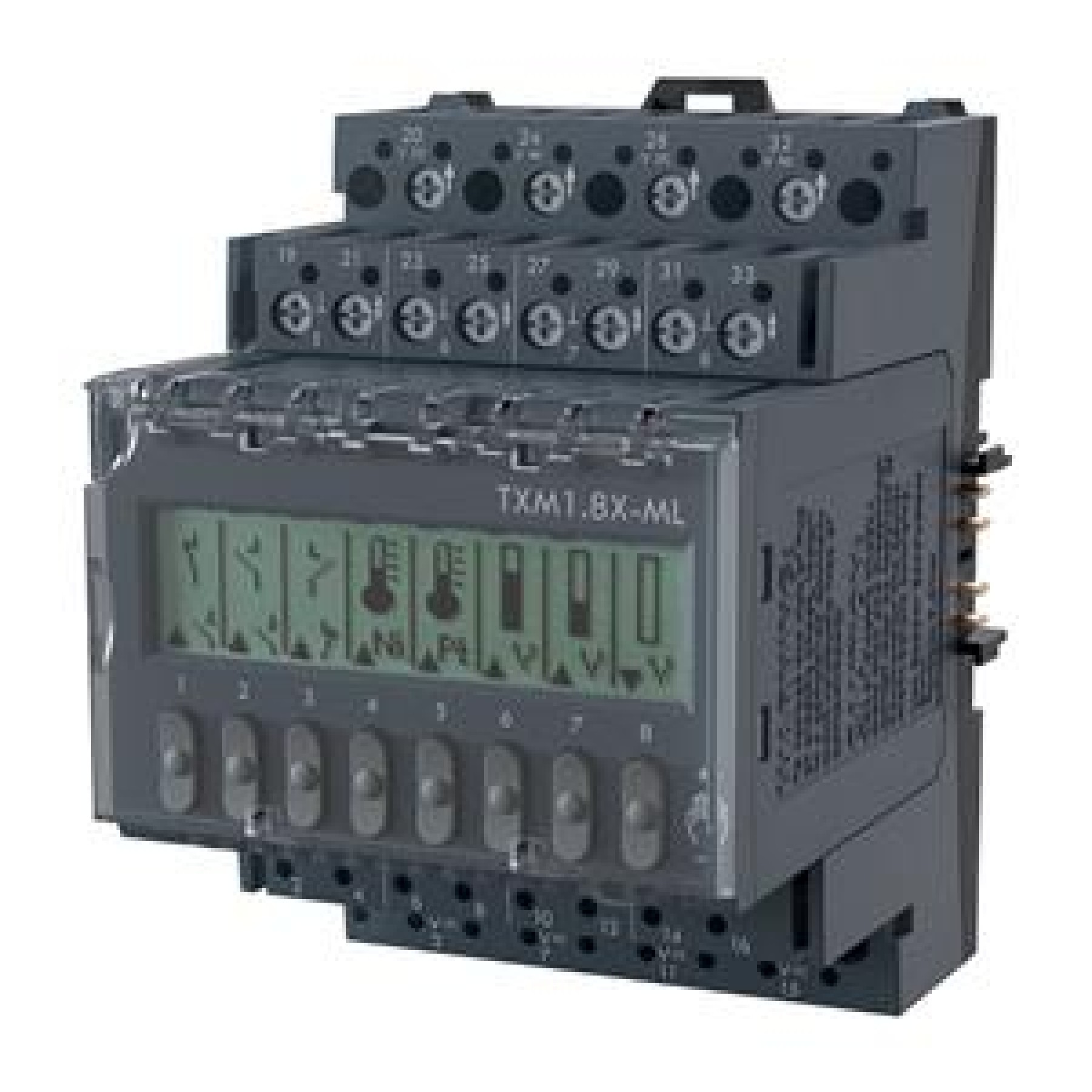 Siemens TXM1.8X-ML 8 Universal I/O Module 4-20mA Override and LCD