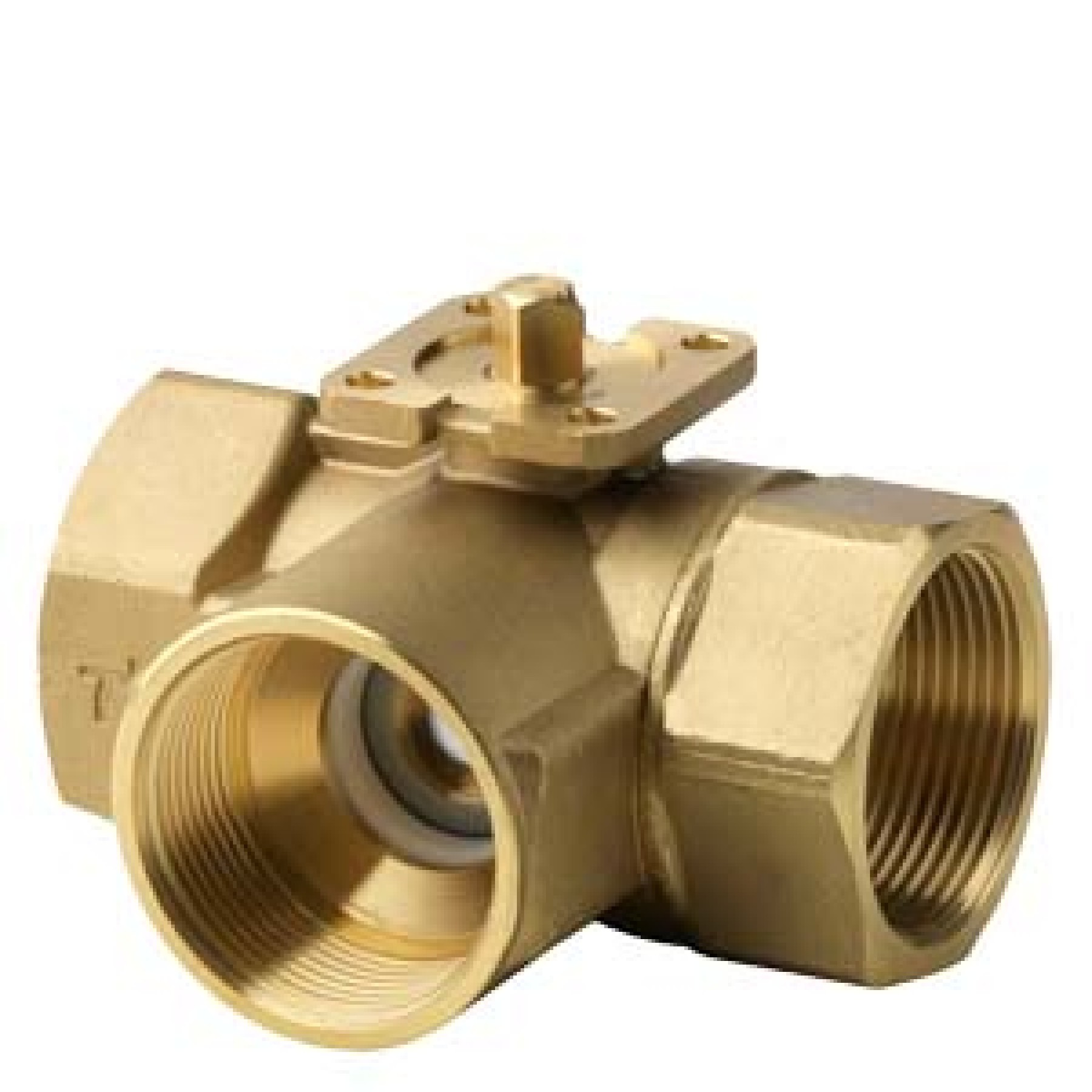 Siemens VBI61.15-1.6 15mm 3 Port Internally Threadeded Characterised Ball Valve