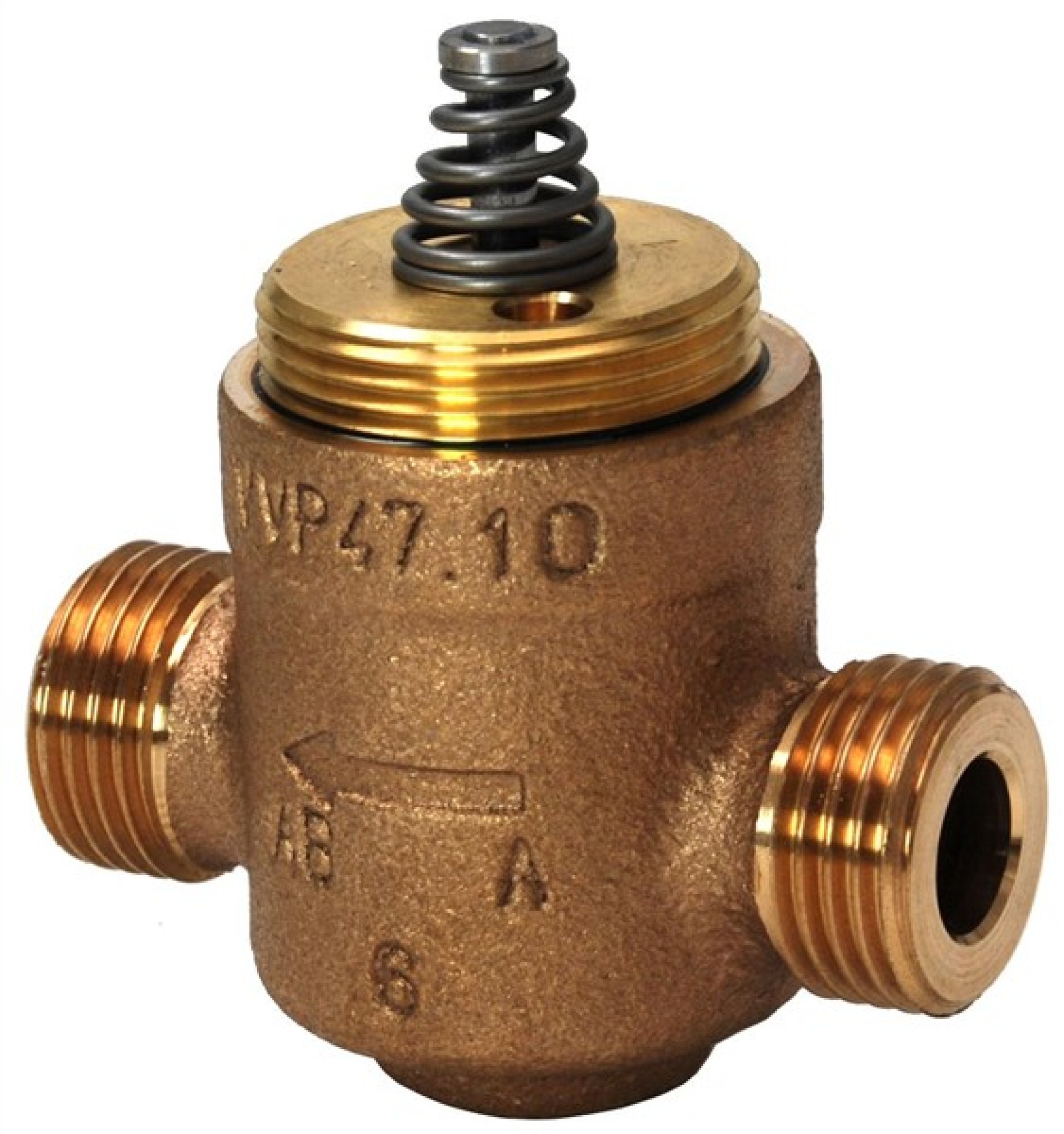 Siemens VVP47.10-1S 2.5mm Stroke 10Mm DN10 2 Port Valve Suitable For Compression Fittings Pn16 Kvs = 1