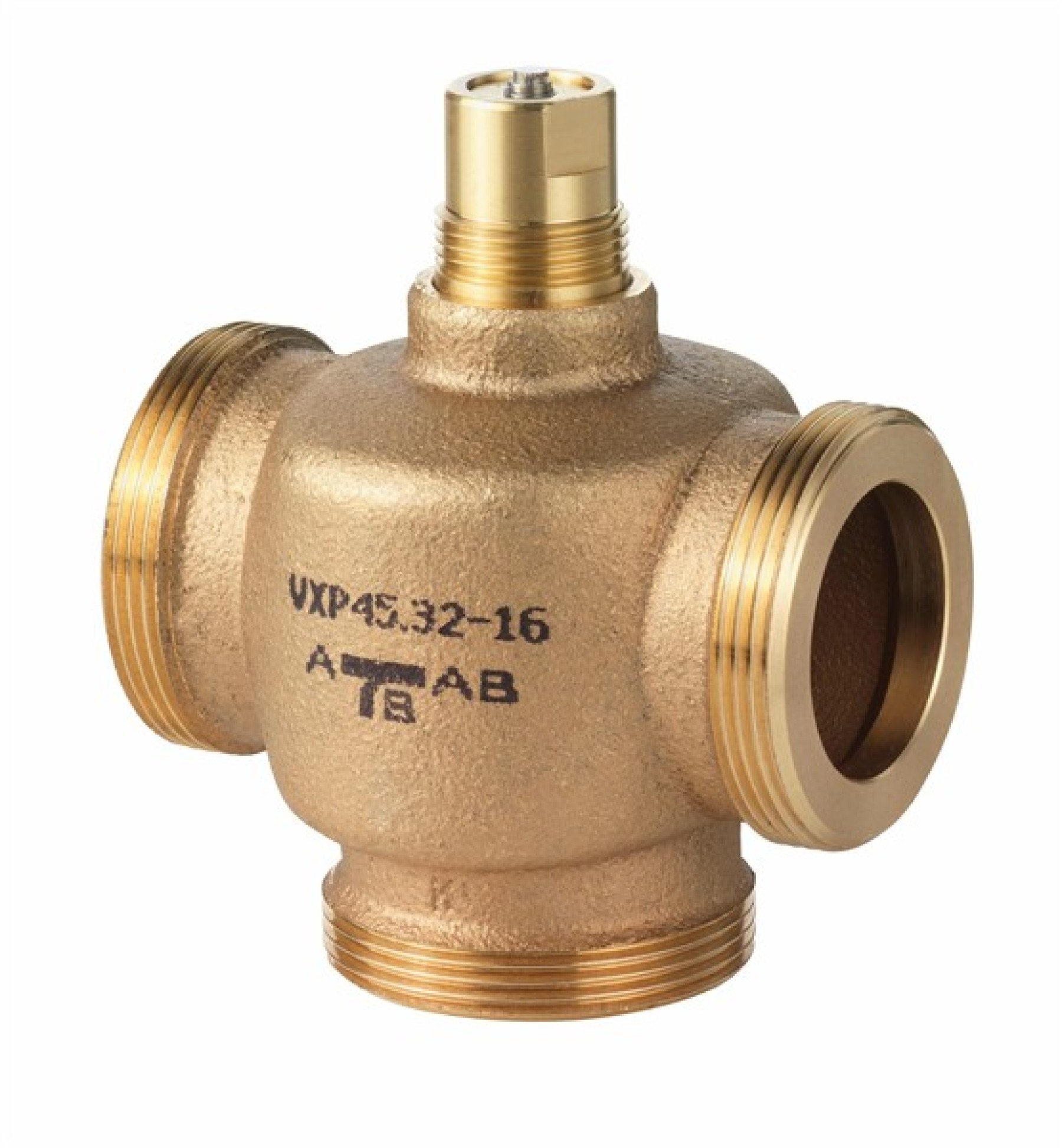 Siemens VXP45.10-0.25 5.5mm Stroke 10mm DN10 3 Port Screwed Bronze Globe Valve Pn16 Kvs = 0.25