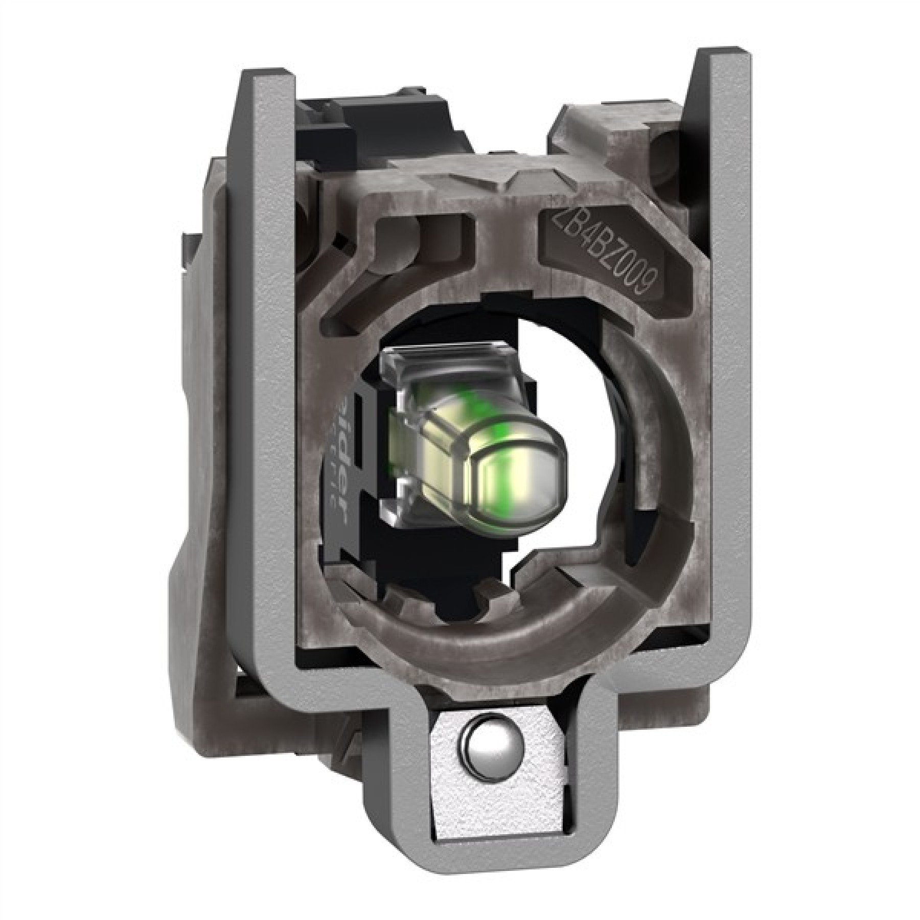Schneider ZB4BVB1 Electric Complete body light block assembly Harmony XB4 metal universal LED body fixing collar 110VAC