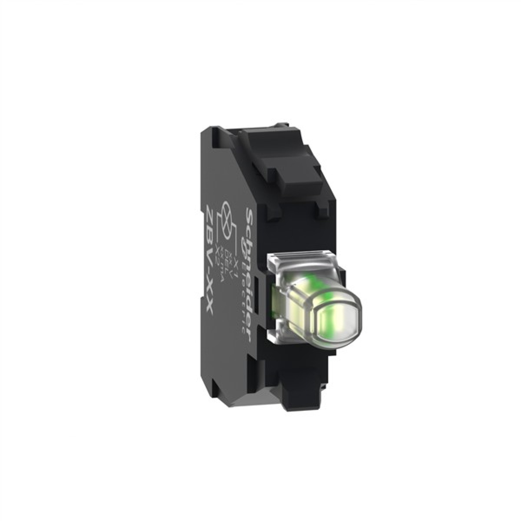 Schneider ZBVB1 Electric Light block Harmony XB4 XB5 white for head 22mm universal LED screw clamp terminals 24VAC/ DC