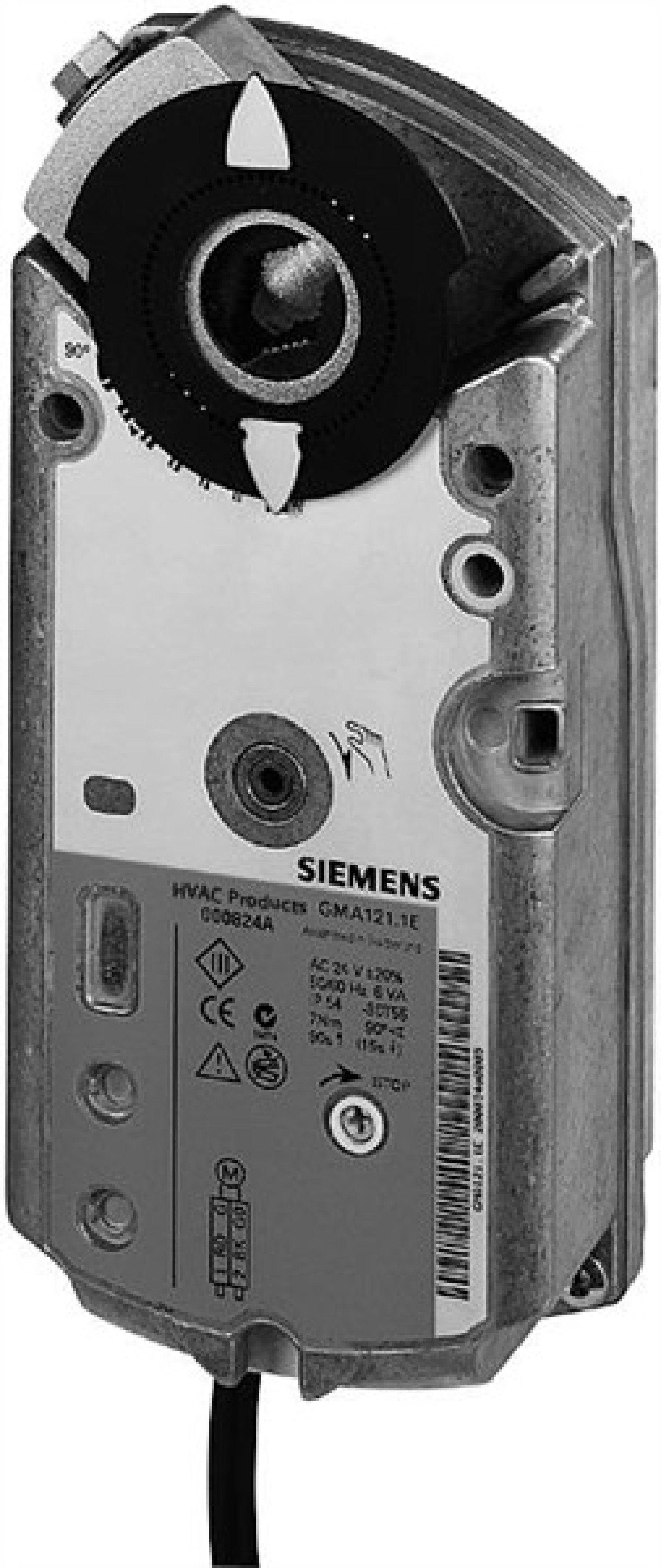 Siemens GMA121.1E 7 Nm Spring Return Rotary Damper Actuator 2 Position Control 90S 24 VACDC