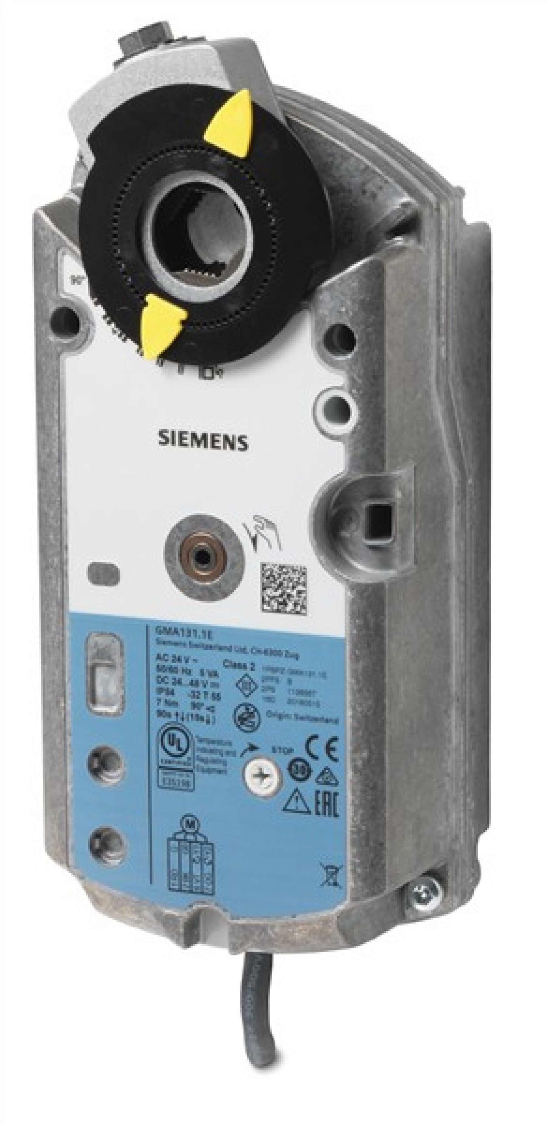 Siemens GMA131.1E 7 Nm Spring Return Rotary Damper Actuator 3 Position Control 90S 24 VACDC