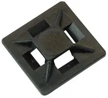 Partex HFC 1/4 BLACK Cable ties Base Black 20mm x 20mm