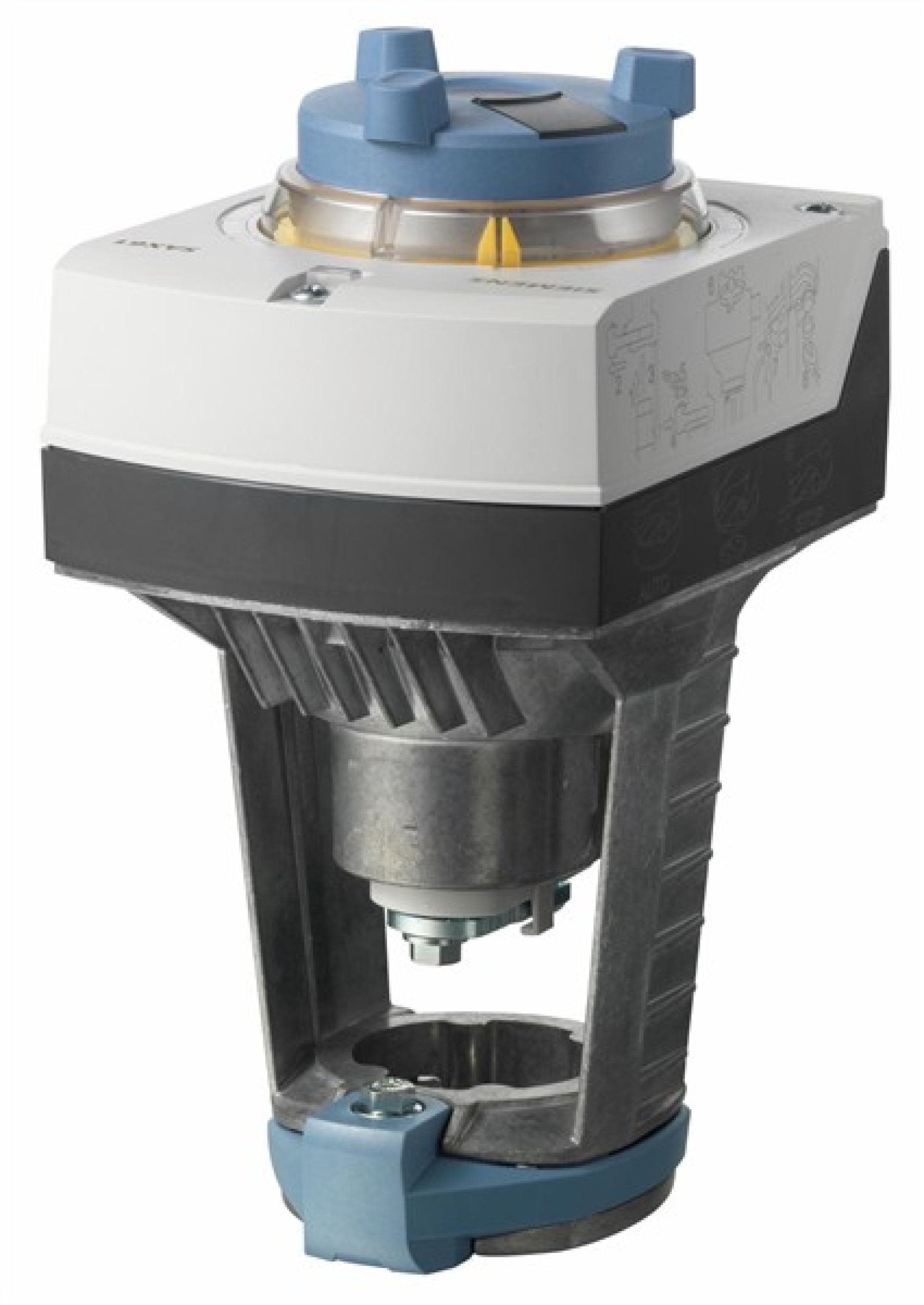 Siemens SAY61P03 Electro Motoric Valve Actuator Non Spring Return 20Mm Stroke 30 Seconds 200N Suitable For Vpi46.40F9.5Q And Vpi46.50F12Q Valves Ac Dc 24V Dc 0...10V 4 20Ma